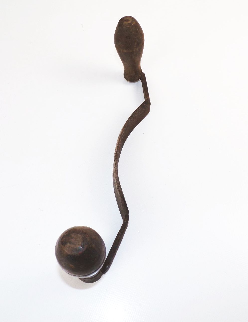 Altes gebogenes Schäleisen Zimmermann Werkzeug Ziehmesser Altes gebogenes Schäleisen Zimmermann Werkzeug Ziehmesser