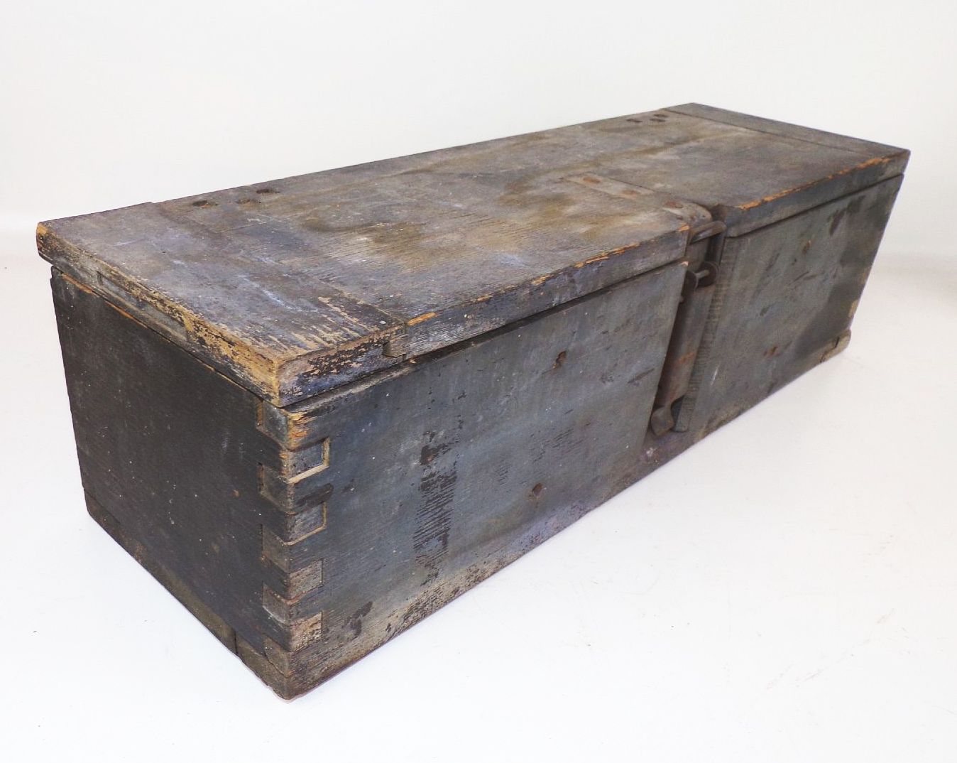 Alte Munitionskiste Holz 2 Wk Transportkiste 