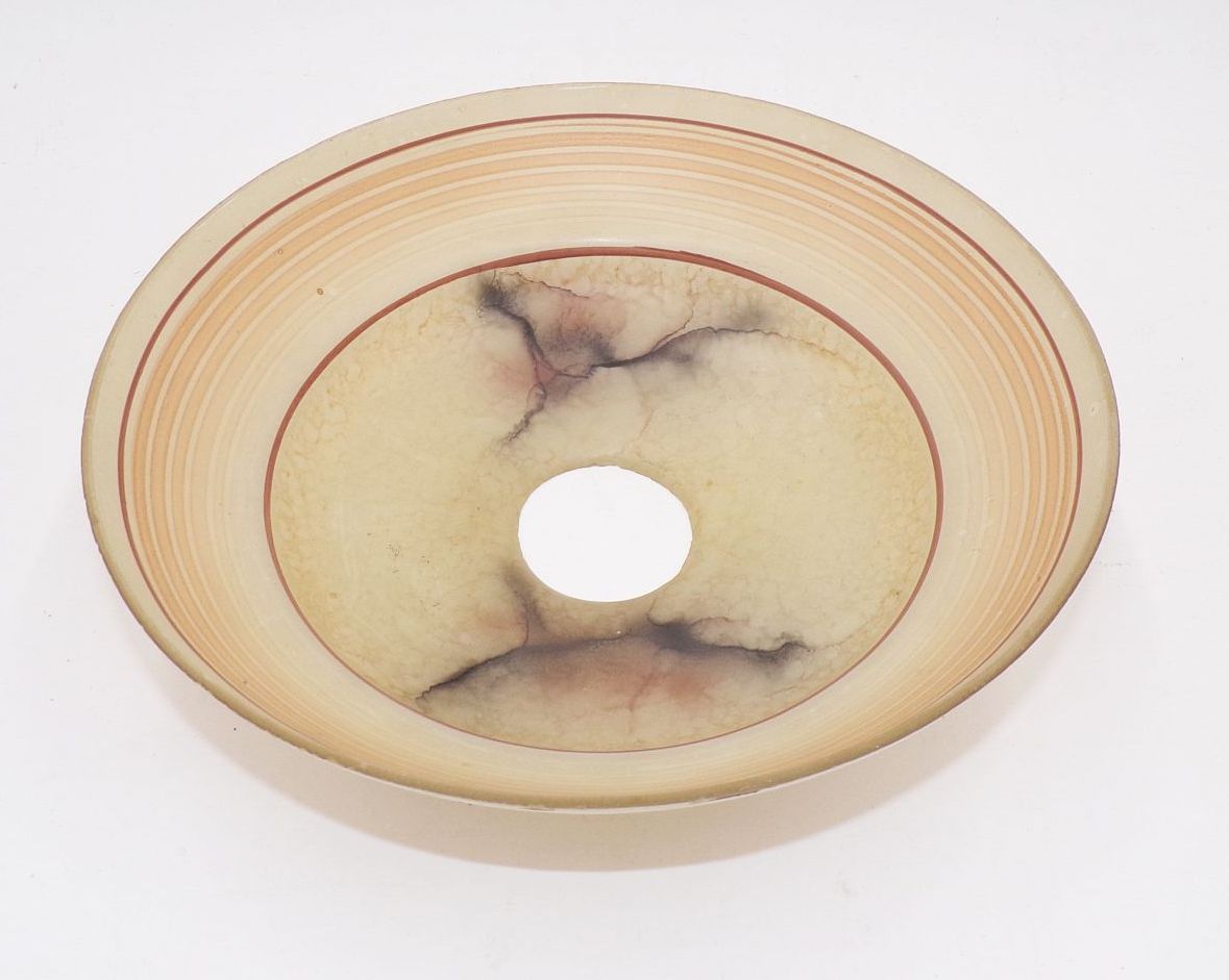 Alter Lampenschirm Schale Ersatzglas für Deckenleuchte Schalenlampe 1940 er