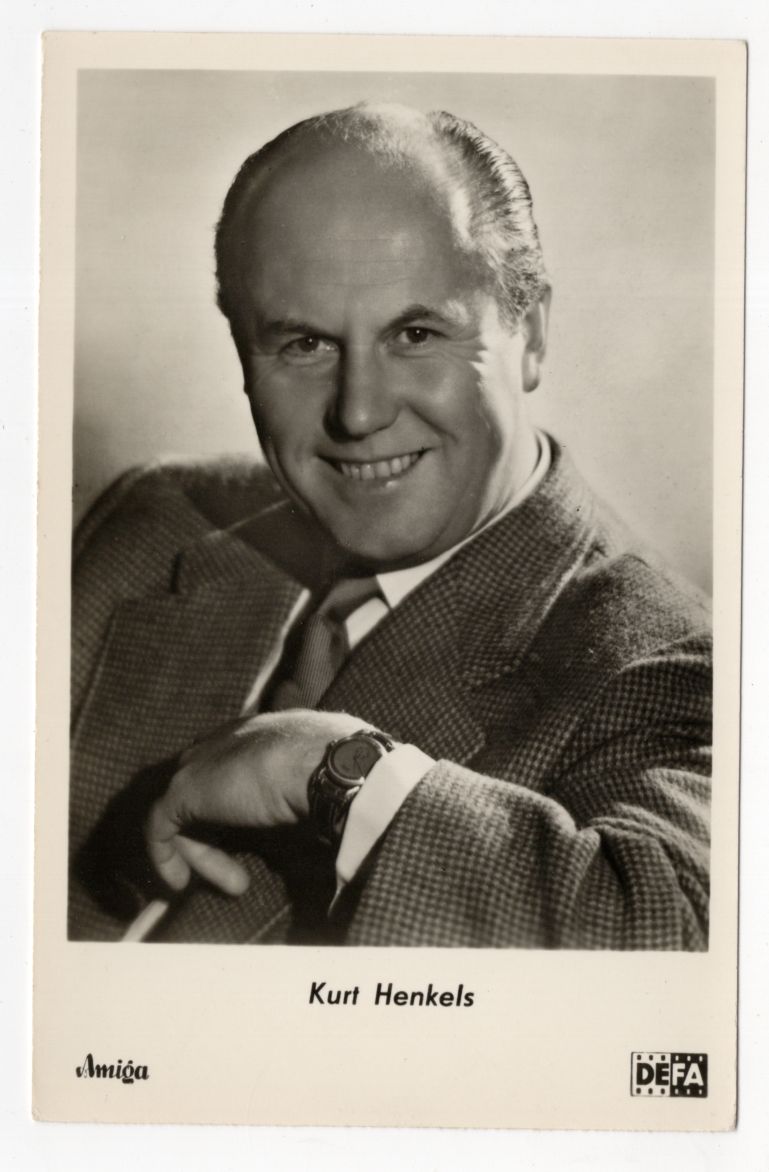 Ak Kurt Henkels Schauspieler Defa Amiga DDR 1955