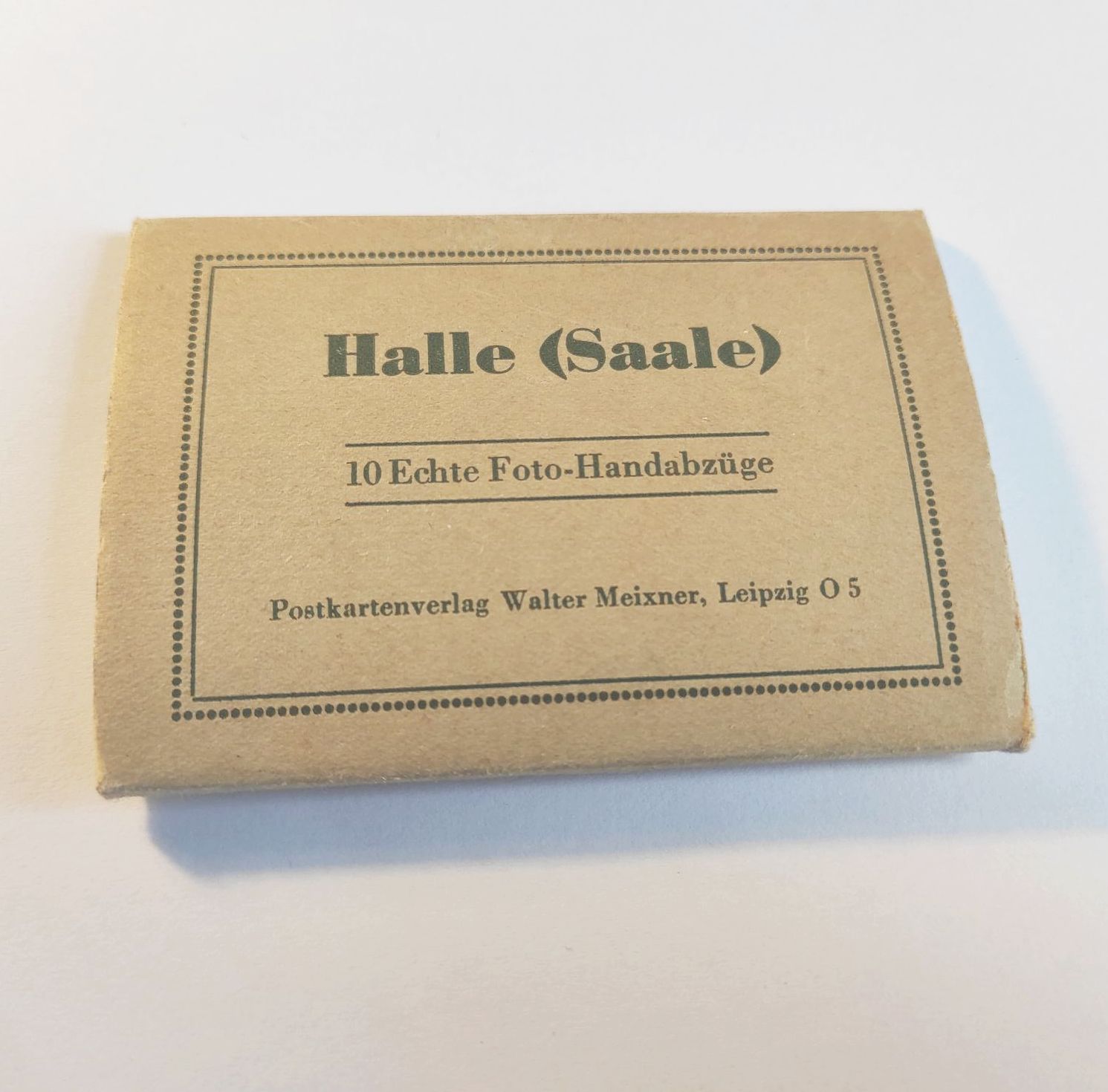 Halle Saale 10 Echte Foto Handabzüge Bilder Mappe