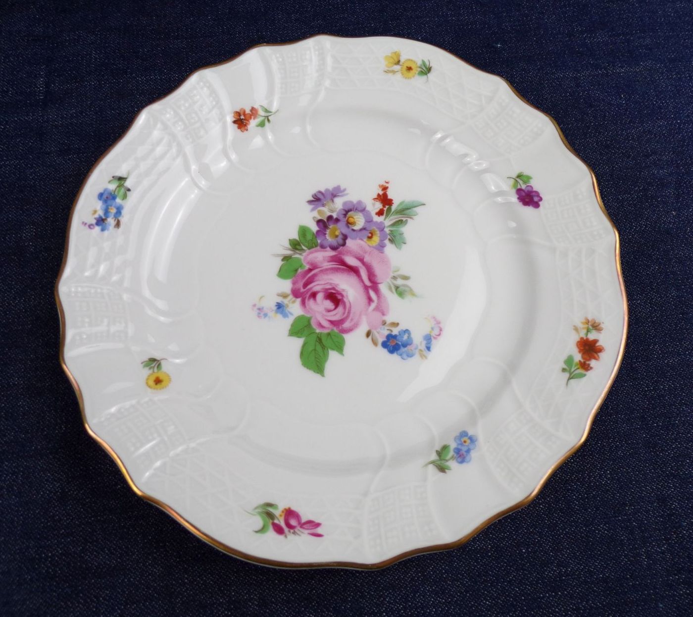 Kaffeeservice Hutschenreuther Dresden Blumen Dekor Altes Porzellan 