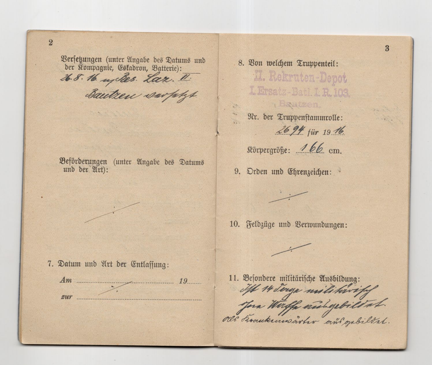 Militärpass 1 Weltkrieg Kurland Beresina Militärpass 1 Weltkrieg Kurland Beresina