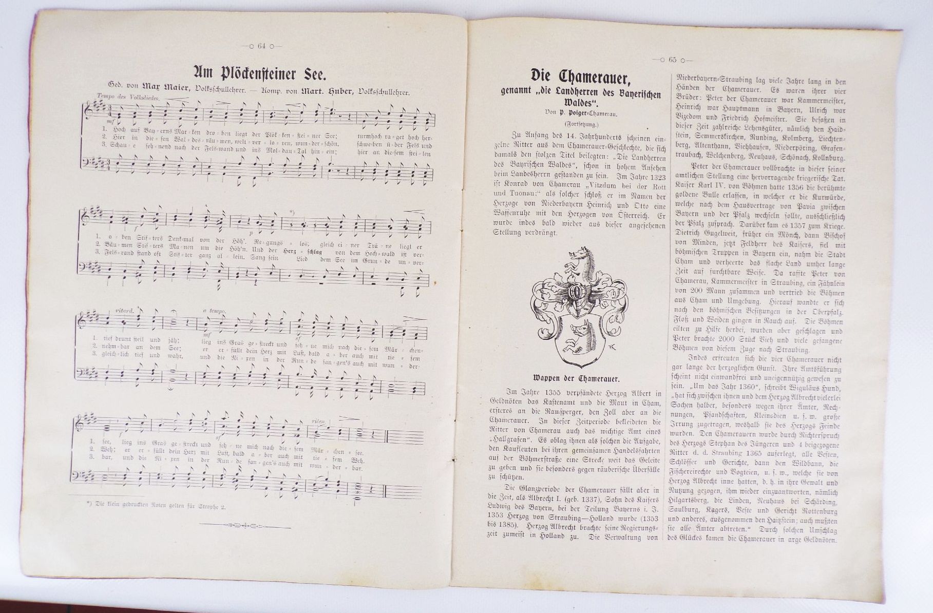 Der bayerische Wald Vereinszeitschrift des Vereins Bayerwald 1907 Lot