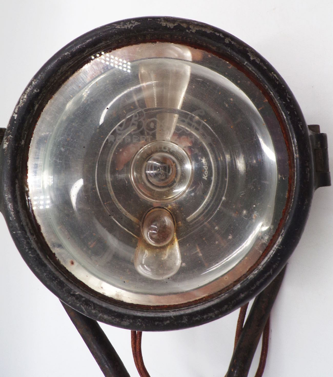 Alter Bosch Schweinwerfer Motorrad Oldtimer Vorkrieg Alter Bosch Schweinwerfer Motorrad Oldtimer Vorkrieg