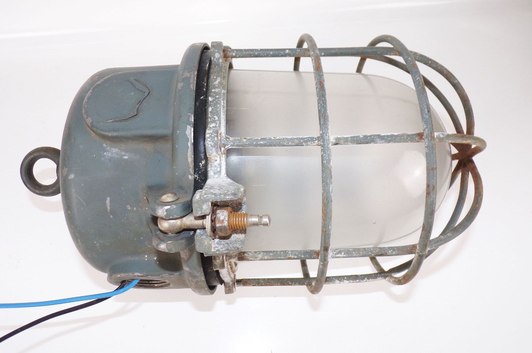 Bunkerlampe Gitter E27 Gitter Rund Loft Industrie Design Pendelleuchte Bunkerlampe Gitter E27 Gitter Rund Loft Industrie Design Pendelleuchte