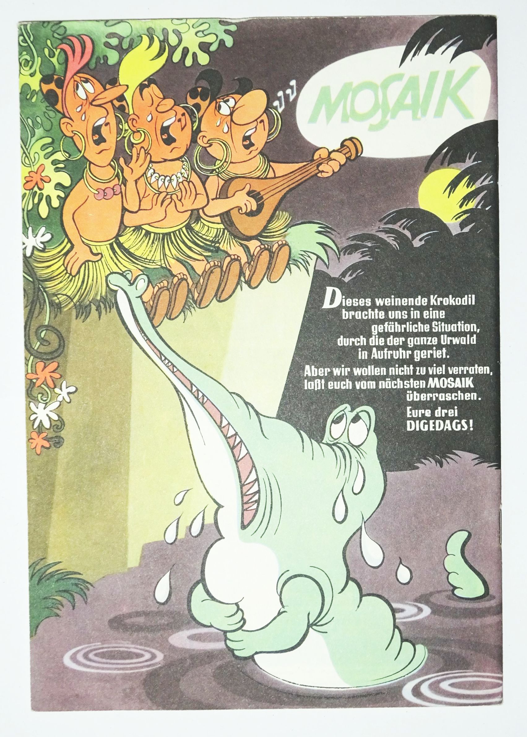 Mosaik Nr 10 Digedags Reprint Kampf um den Korsarenschatz 1994