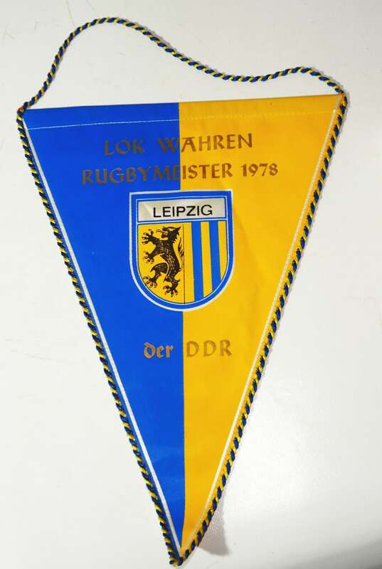 DDR Rugby Fotoalbum Wimpel Weltmeisterschaft Bukarest Sport Nachlass