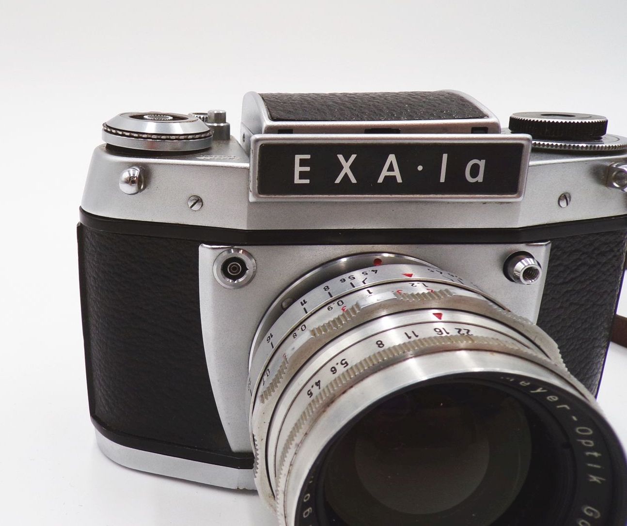 Alte EXA 1a Spiegelreflexkamera Meyer Optik Primagon 