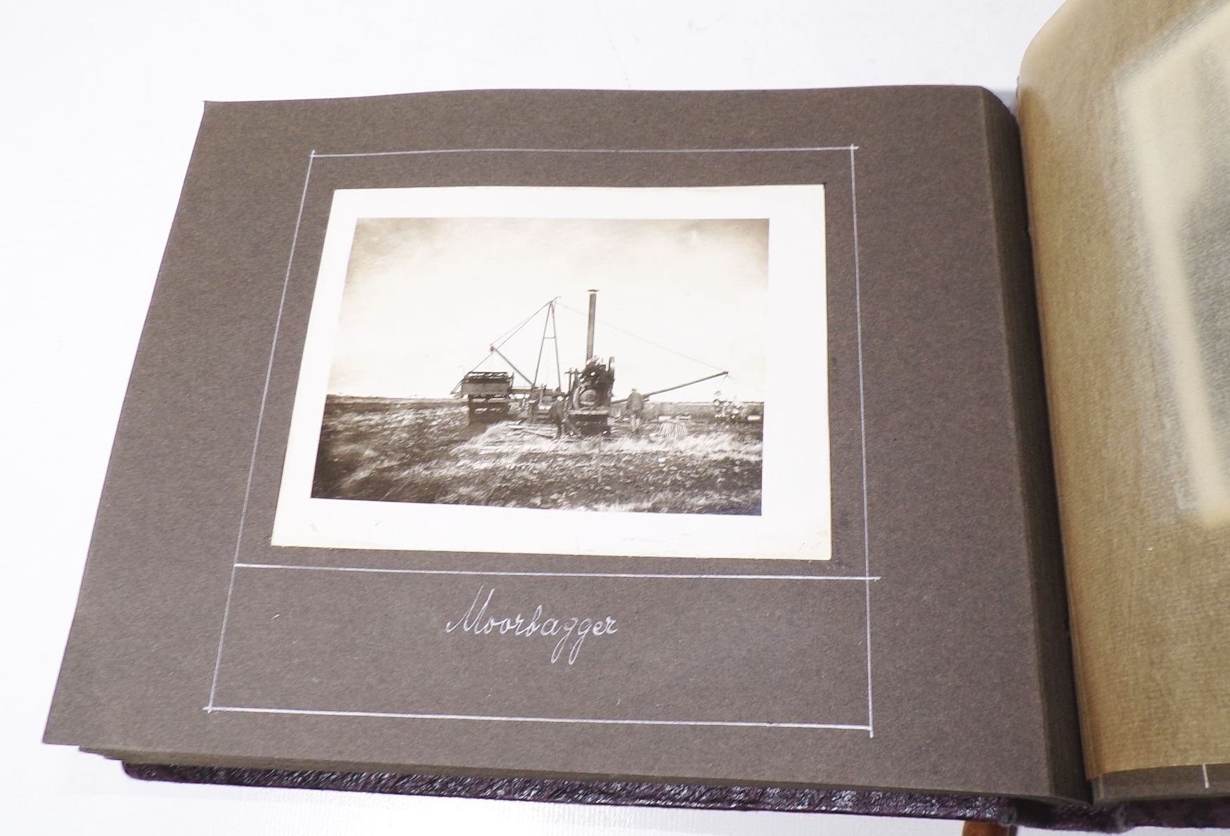 Fotoalbum Ostfriesland Windmühle Moorbagger Moor Erdöl Quelle Wietze 1925