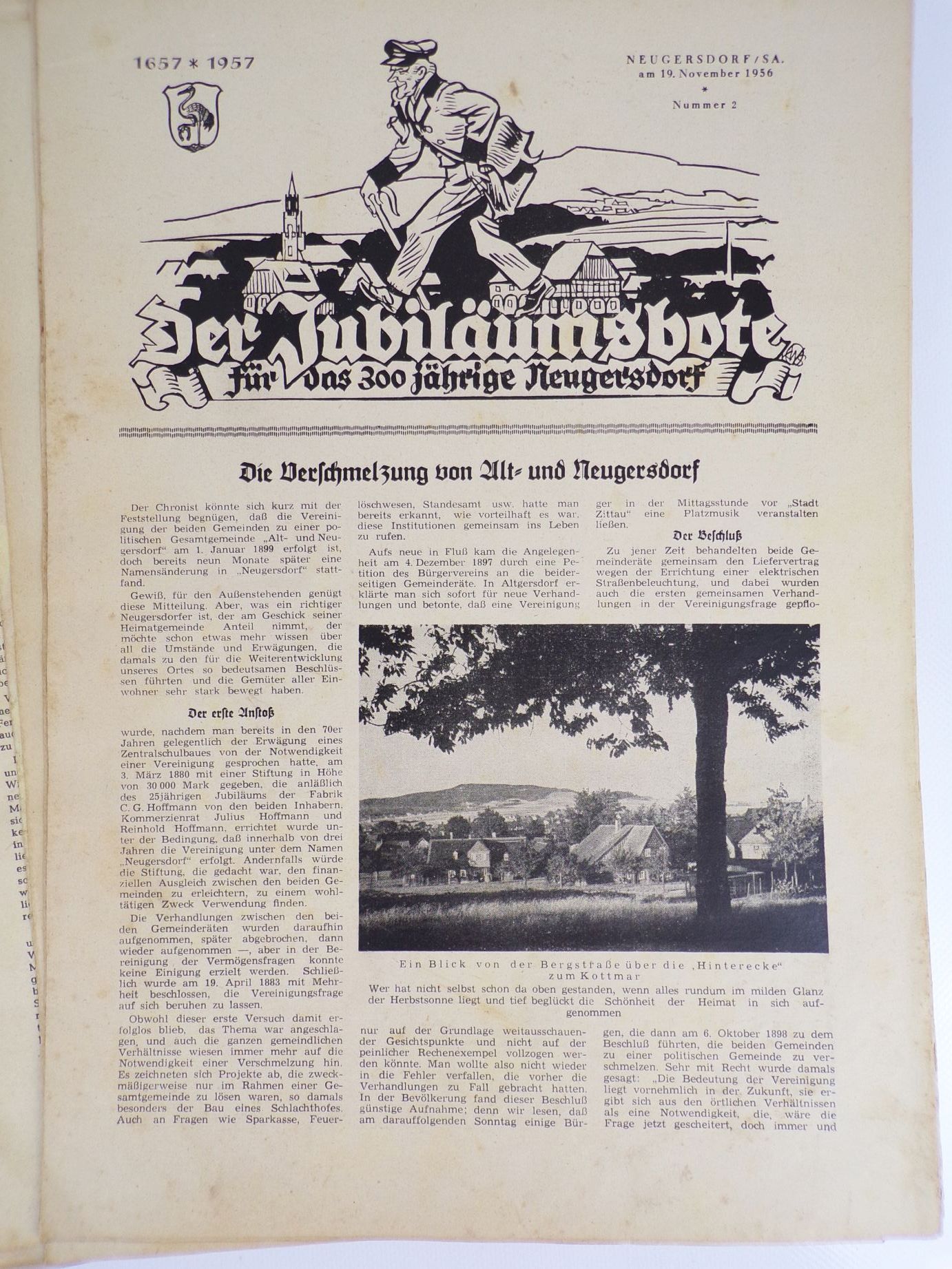 Der Jubiläumsbote für das 300jährige Neugersdorf Der Jubiläumsbote für das 300jährige Neugersdorf