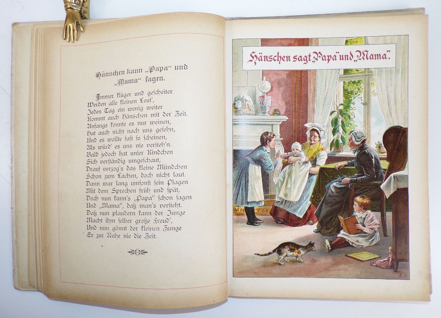 Aus des Lebens Mai Steinkamp und Voigt um 1900 Kinderbuch