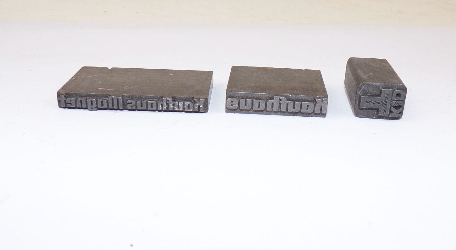 Konvolut DDR Klischee Druckstöcke Konsum FDGB Ifa HO Markant IKA 