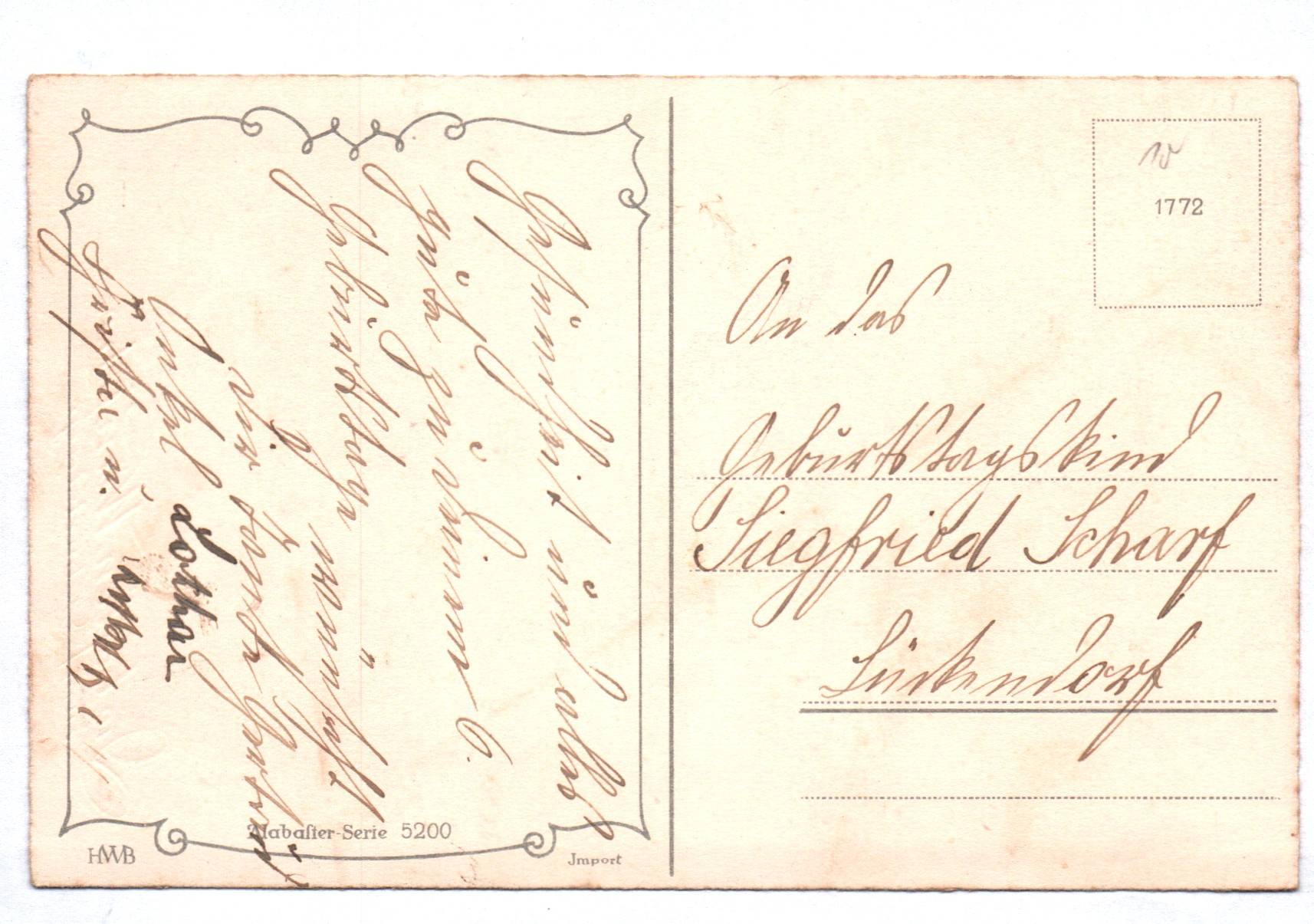 Künstler Ak Kinder mit Schaffner Hannes Petersen um 1930