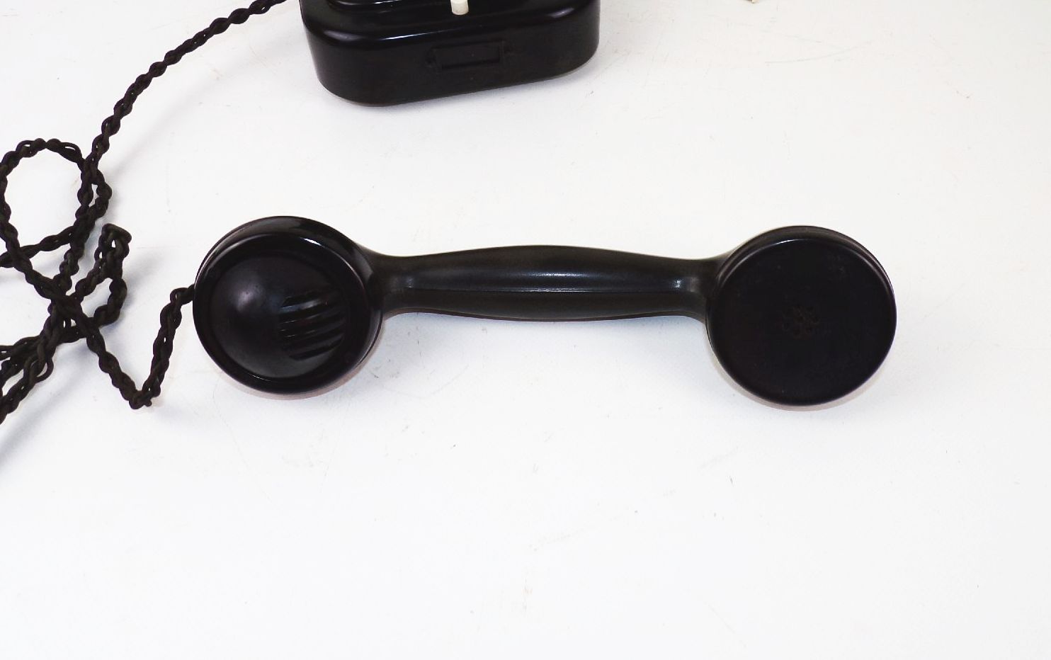 Zwietusch Wählscheibentelefon Schwarz Bakelit Art Deco V Satist 78 m BQ3 Telefon 