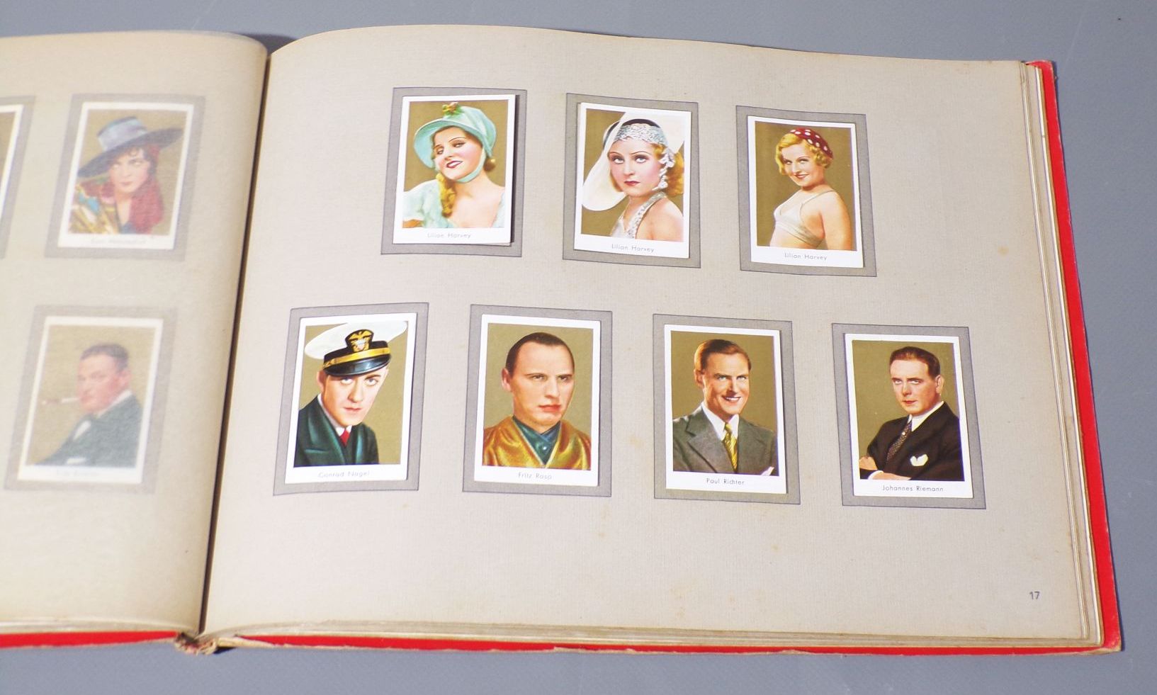 Salem Gold Filmbilder Album 2 movie stars trading cards