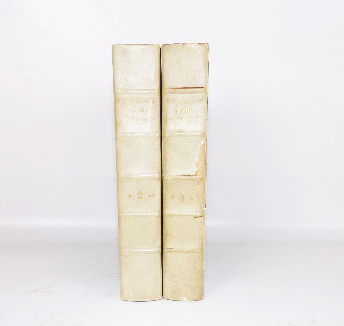 Pelle der Eroberer 2 Bände Martin Andersen Nexö Insel Verlag 1920 Einband 