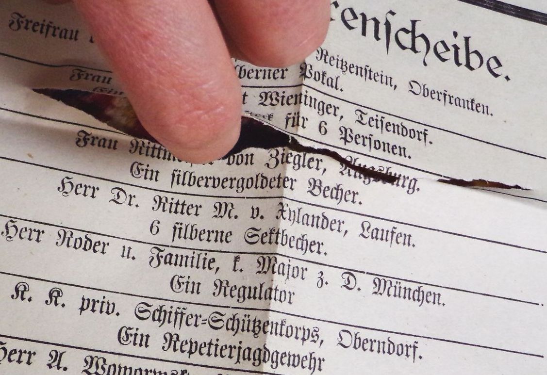 Laufen a d Salzach Feuerschützengesellschaft Plakat 1906 Fotos Papiere Nachlass