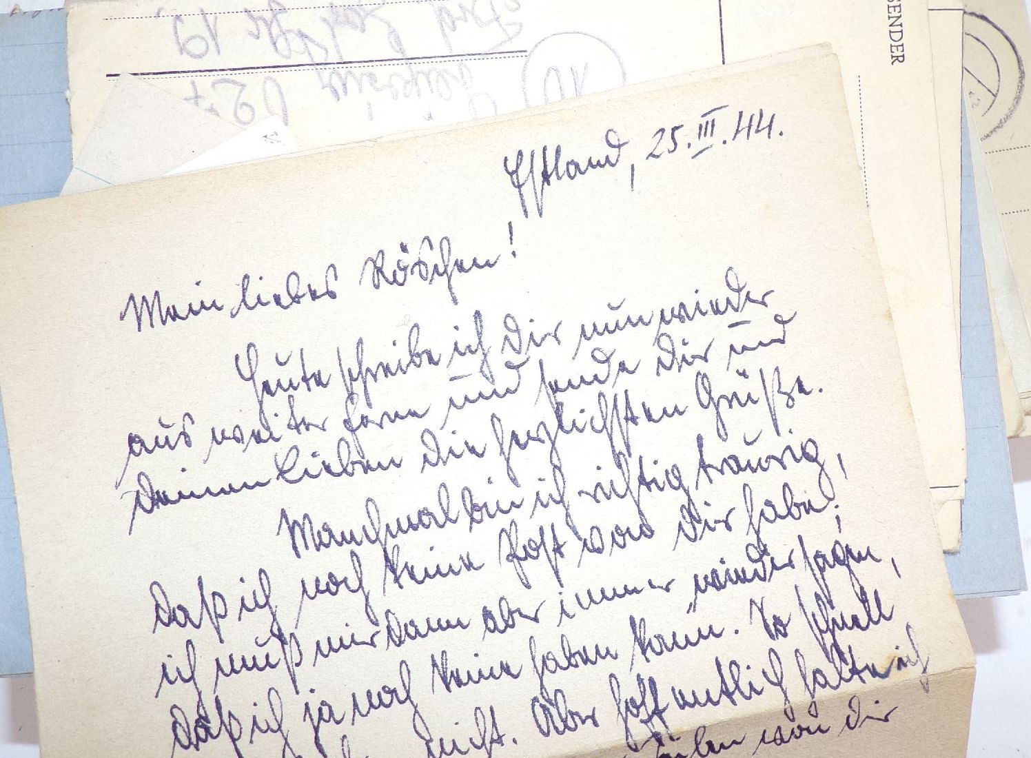 Feldpost Nachlass 19 Panzer Division Luftwaffe Estland Kriegsgefangenschaft Briefe Konvolut