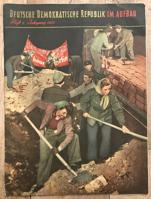 Deutsche demokratische Republik im Aufbau 1952 Heft 2 DDR Zeitschrift