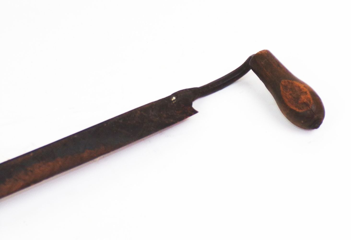 Altes Ziehmesser Schäleisen Zugmesser Werkzeug Schreiner Tischler 