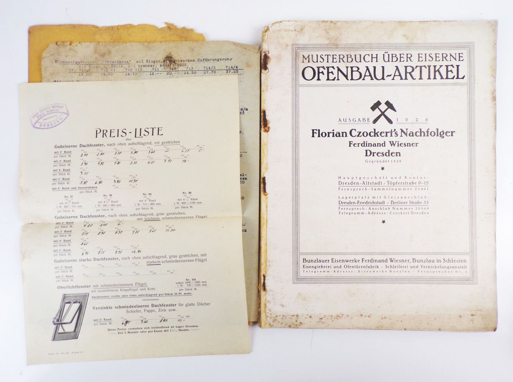 Alter Katalog Ofen Artikel Czockert Nachfolger Dresden Öfen Zubehör Alter Katalog Ofen Artikel Czockert Nachfolger Dresden Öfen Zubehör