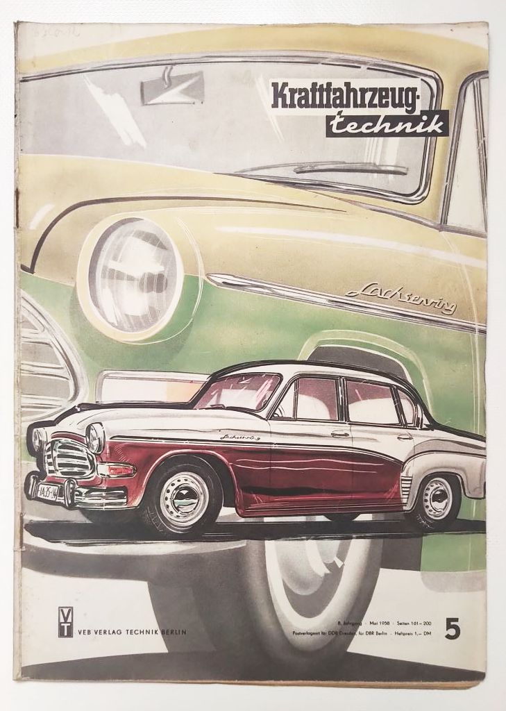 Zeitschrift DDR KFT Nr 5 Zweitakt Dieselmotor Kraftfahrzeugtechnik 1958