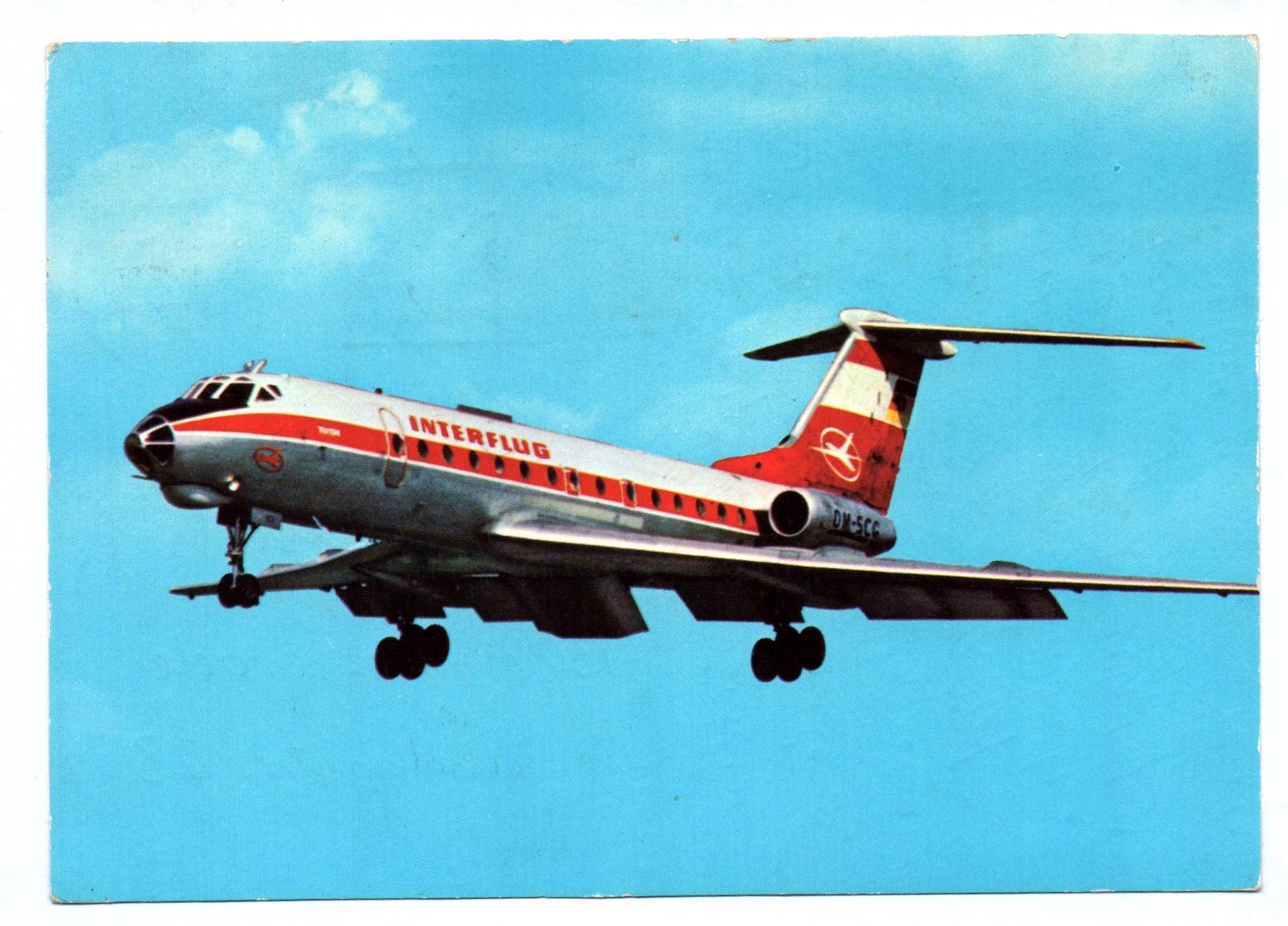 Foto Ak Flugzeug Turbinenluftstrahlverkehrsflugzeug TU 134 DDR 1983 Foto Ak Flugzeug Turbinenluftstrahlverkehrsflugzeug TU 134 DDR 1983