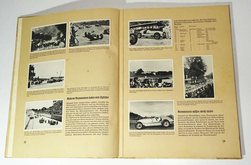 Deutscher Kraftfahrsport Teil 1 Sammelbilderalbum unvollständig
