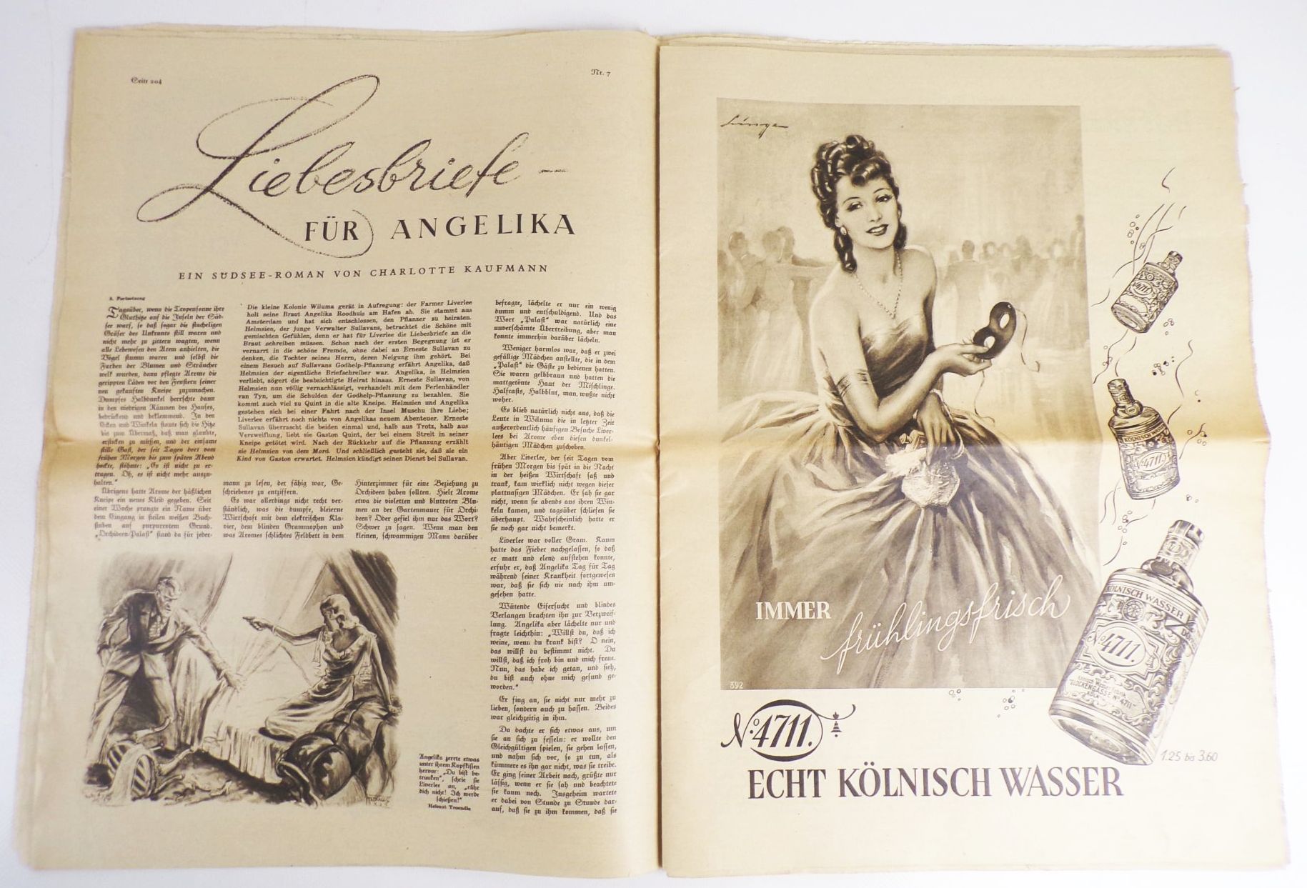 Kölnische Illustrierte Karneval Heft 1939 Köln Reklame Zeitung