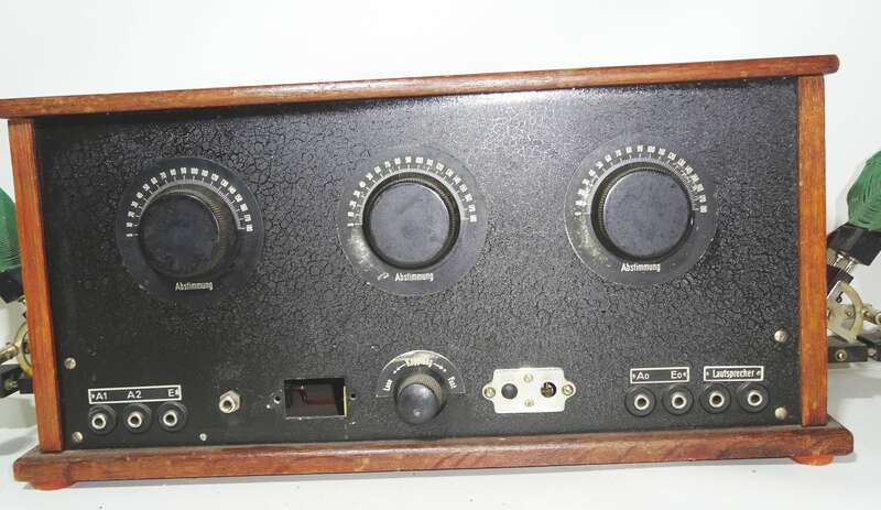 Altes Loewe Radio Typ 2H 3 N mit Spulen Acuston Lautsprecher Fernempfänger