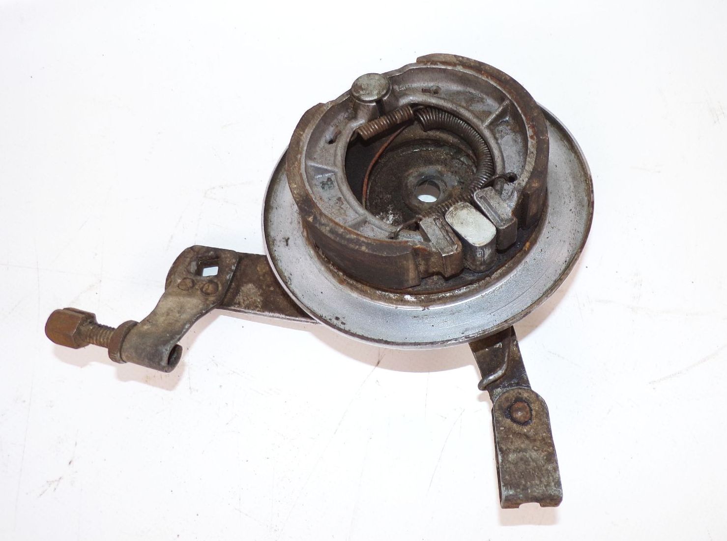 Alte Simson SR2 KR50 Bremse 12er Achse Bremsankerplatte Renak original DDR