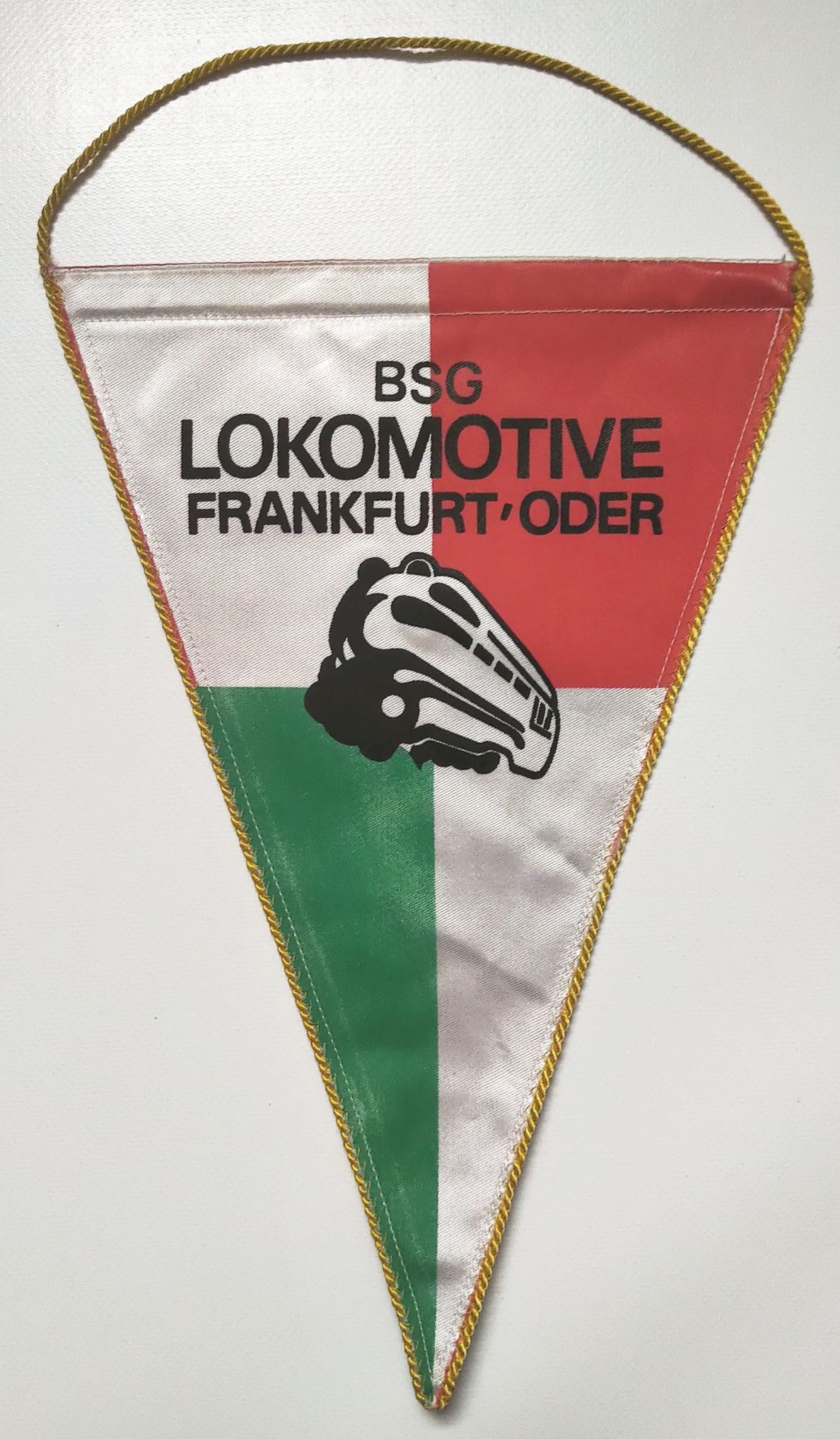 BSG Lokomotive Frankfurt Oder alter DDR Sport Wimpel