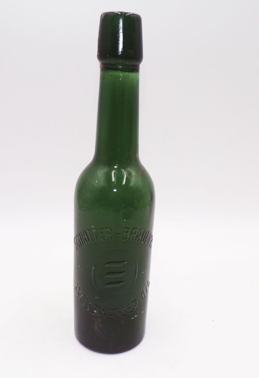 Alte Bierflasche Schnitter Brauerei Weisswasser Oberlausitz 