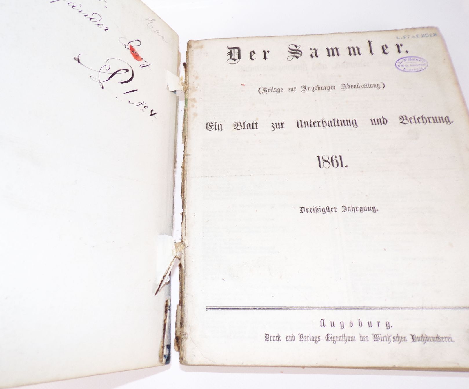 Der Sammler 3 Jahrgänge 1852 1861 1863 Blatt zur Unterhaltung und Belehrung Der Sammler 3 Jahrgänge 1852 1861 1863 Blatt zur Unterhaltung und Belehrung