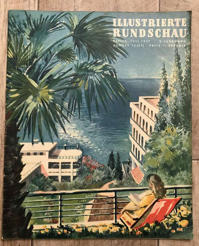 Illustrierte Rundschau 1947 bis 1948 DDR Zeitschrift