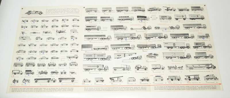 Wiking 1973 H0 Maßstab Miniatur Modelle Automodelle 
