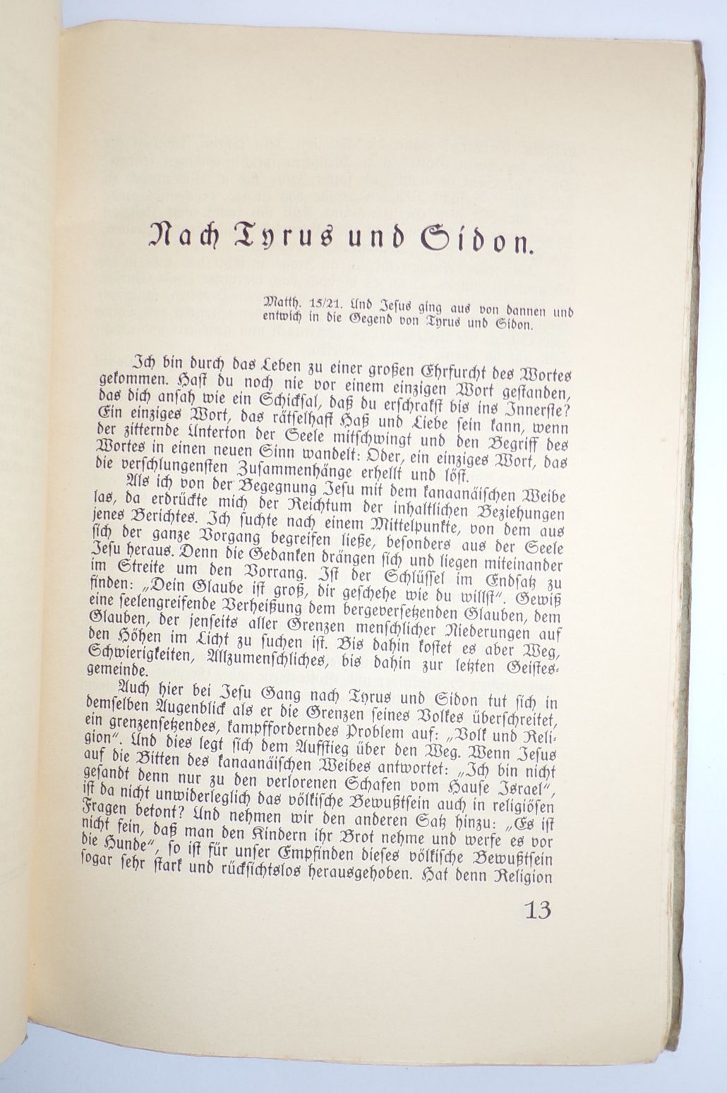 Vom Reich der Seele Sieben Wanderungen Georg Neese 1918 Zittau 