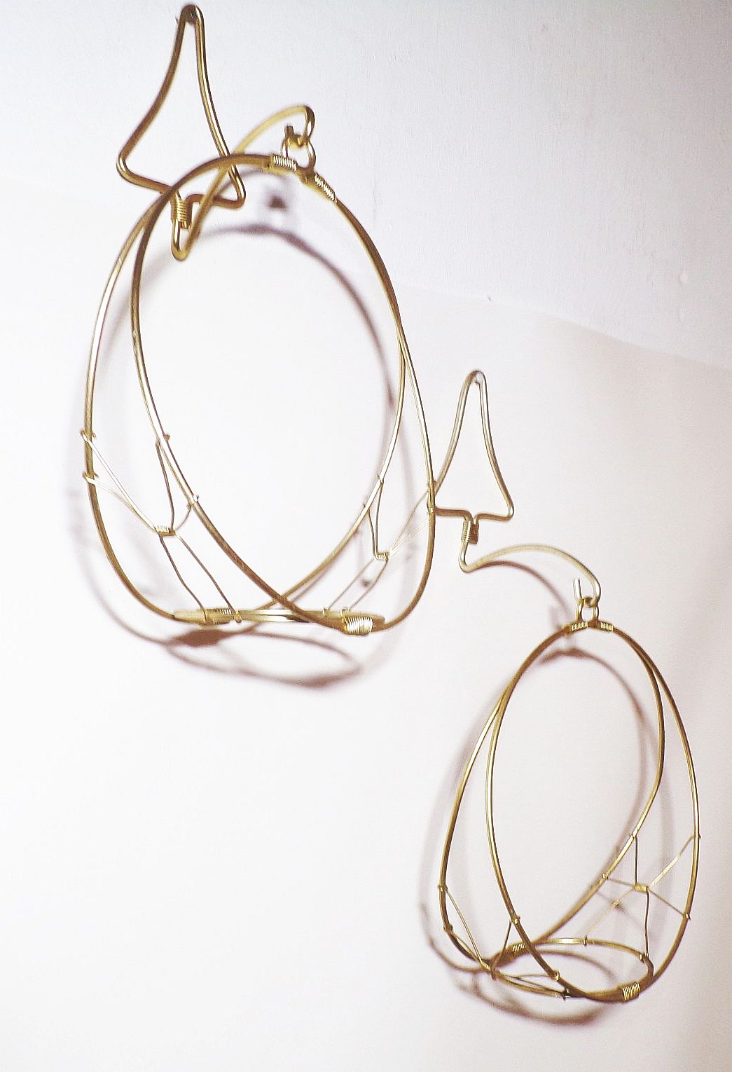 Blumenampel DDR Wandhalter Blumenschaukel Deko 2 Stück GDR Retro 