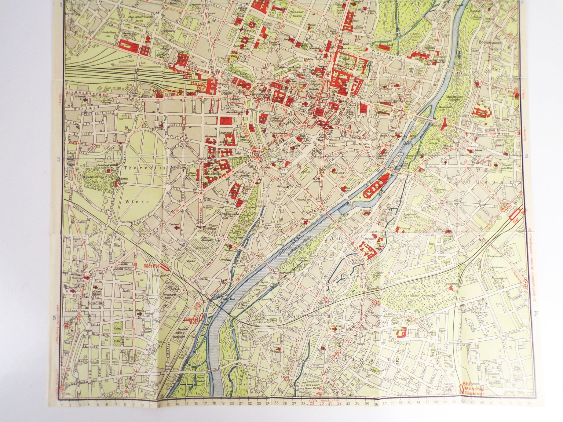 Alter Grieben Stadtplan München kleine Ausgabe Alter Grieben Stadtplan München kleine Ausgabe