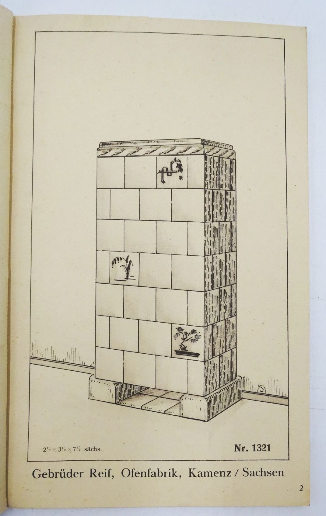 Katalog Gebrüder Reif Schamotte Ofen Fabik Kamenz Sachsen um 1930 Katalog Gebrüder Reif Schamotte Ofen Fabik Kamenz Sachsen um 1930