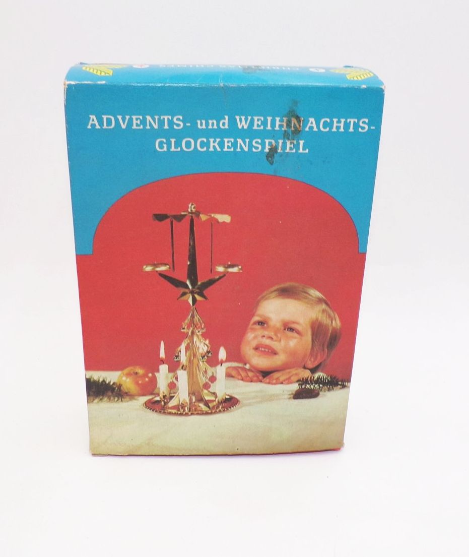 Altes Advents und Weihnachts Glockenspiel DDR Originalkarton 
