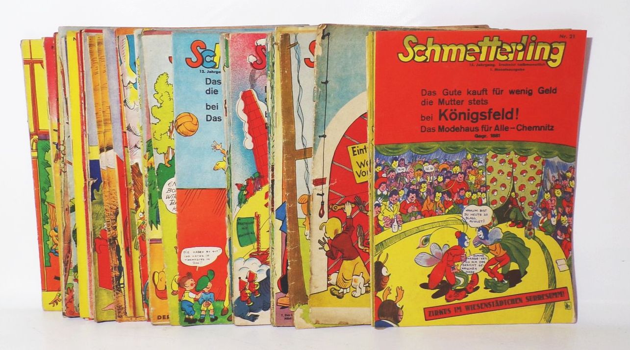Schmetterling Kinderzeitung Königsfeld Chemnitz 1930er Konvolut