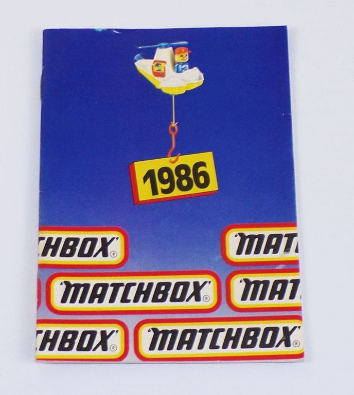 Matchbox Katalog 1986 Autos 