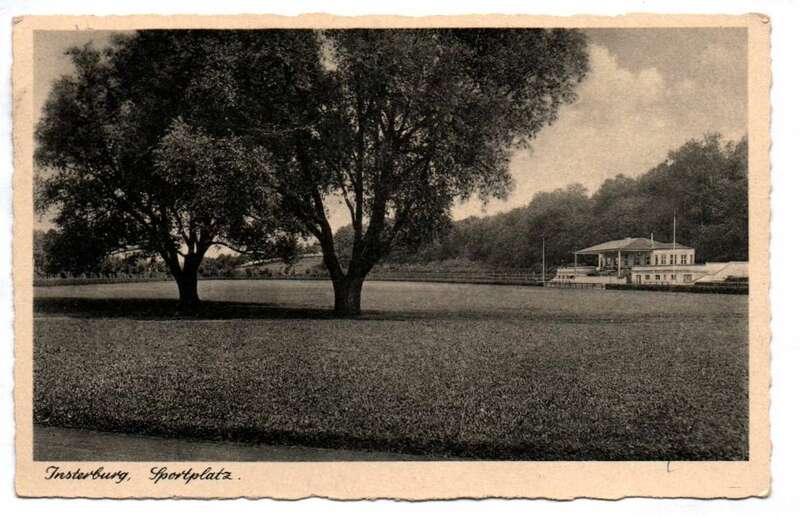 Ak Insterburg Ostpreußen Sportplatz 1941 Stempel