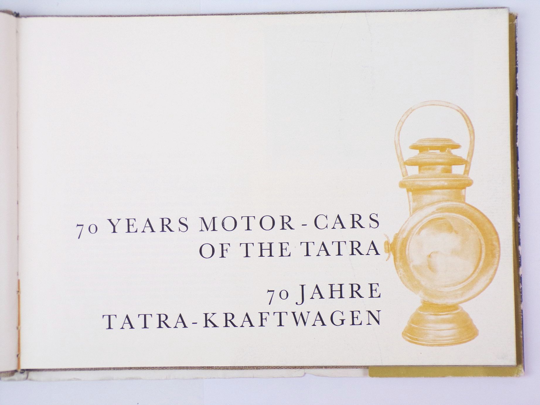 70 Jahre Tatra Kraftwagen Buch
