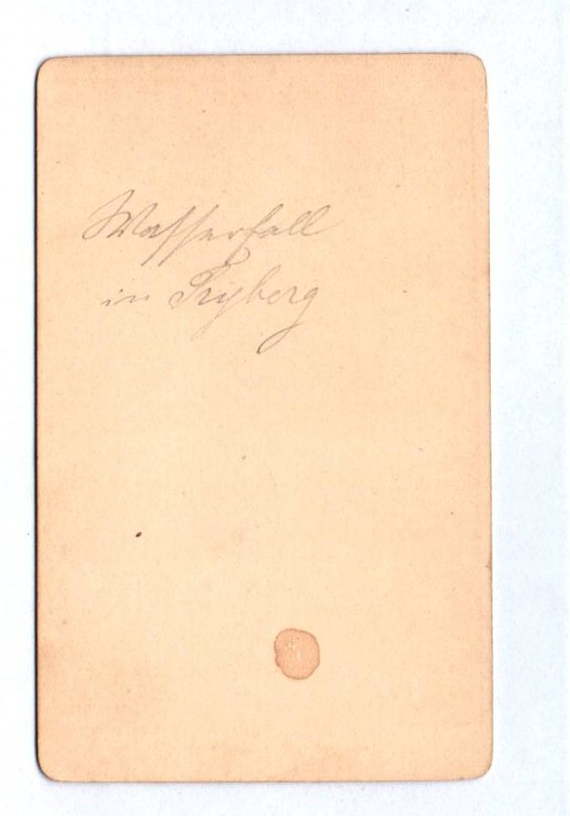 CDV Foto Wasserfall in Triberg Schwarzwald um 1880 CDV Foto Wasserfall in Triberg Schwarzwald um 1880