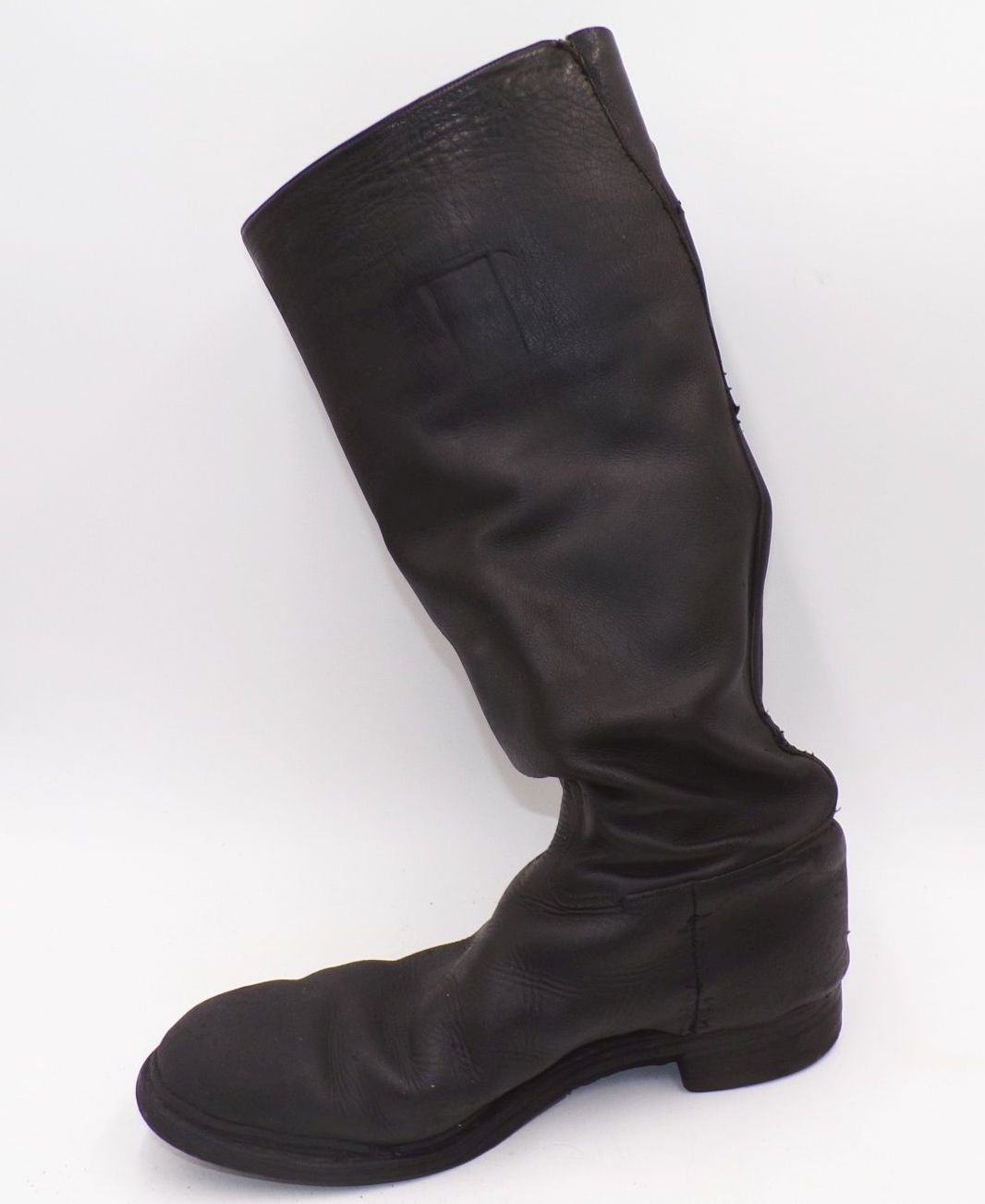 Alte Hassia Reiterstiefel Schwarz Lederstiefel Stiefel Größe 42 