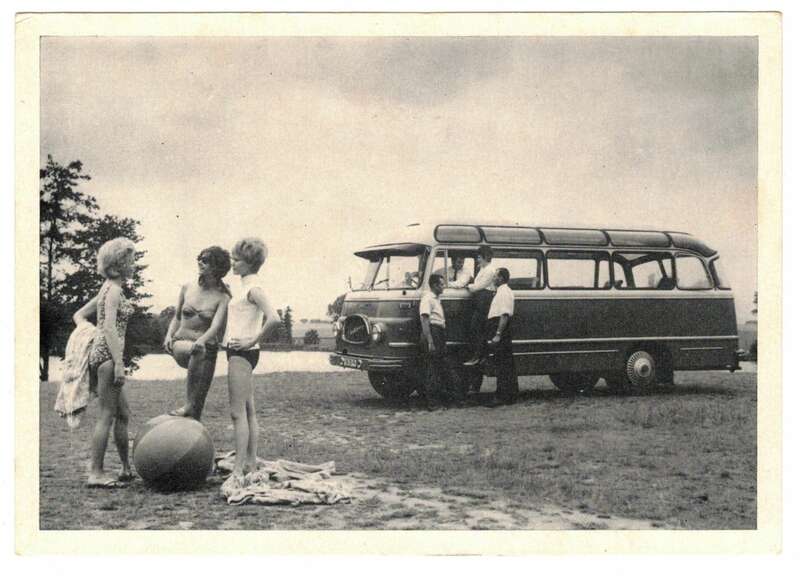 Ak Robur Reisebus LO 2500  Ifa Zittau 1970er 
