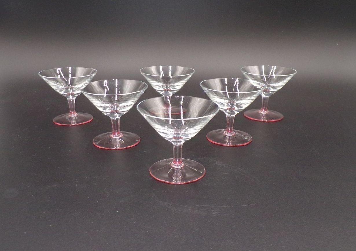 Likörglas 6 Stück Eierlikör Gläser Set Vintage 